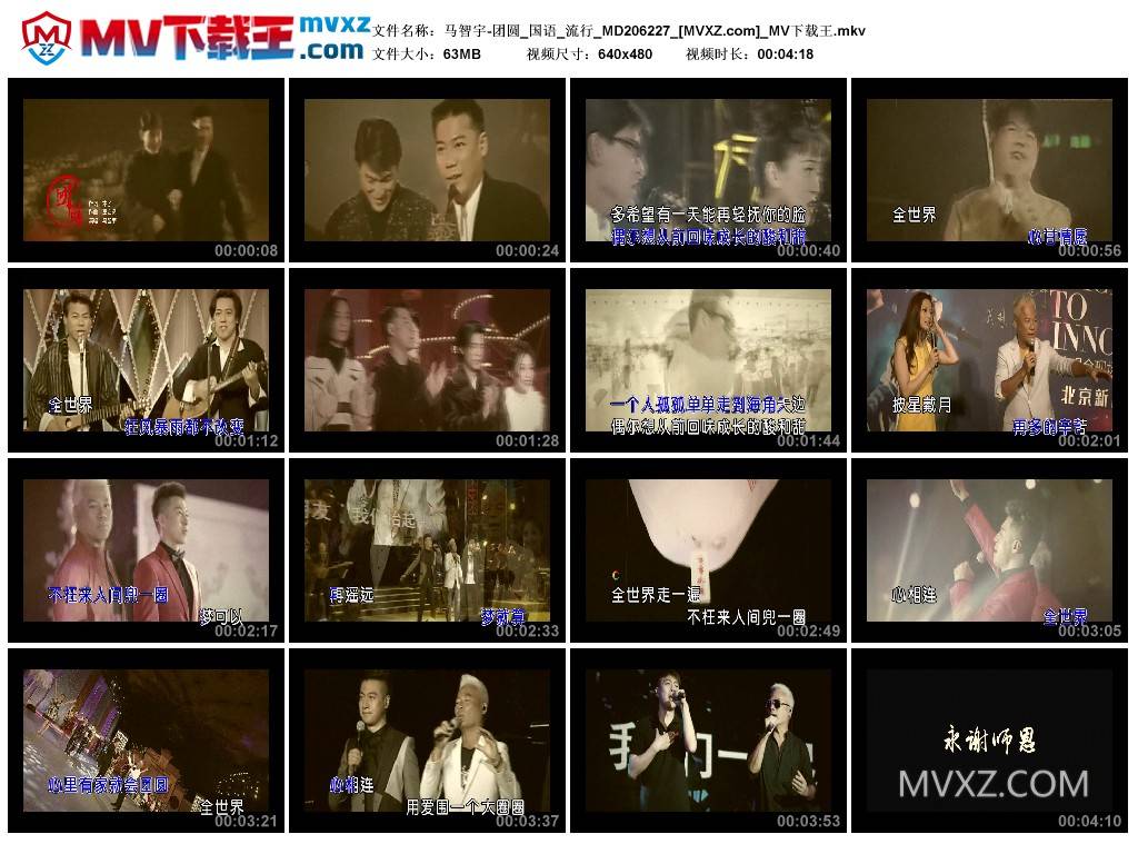 马智宇-团圆_国语_流行_MD206227